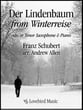 Der Lindenbaum from Winterreise Alto or Tenor Sax and Piano cover